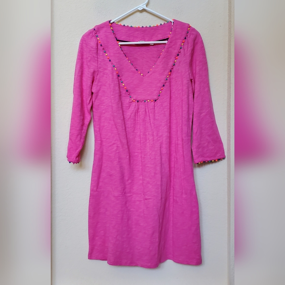 Boden Pink Jersey Tunic Dress.  Size 6